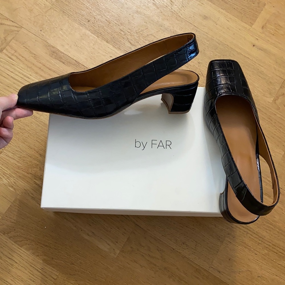 By Far Danielle leather sandals
